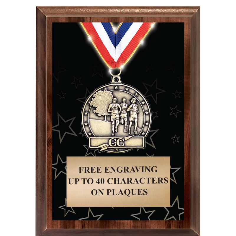 5X7 SHOWSTOPPER MEDAL PLAQUE