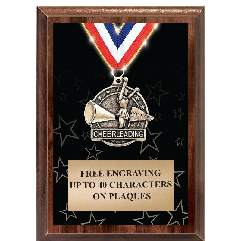5X7 SHOWSTOPPER MEDAL PLAQUE