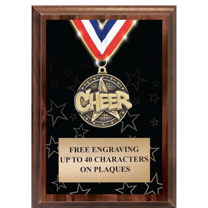 5X7 SHOWSTOPPER MEDAL PLAQUE