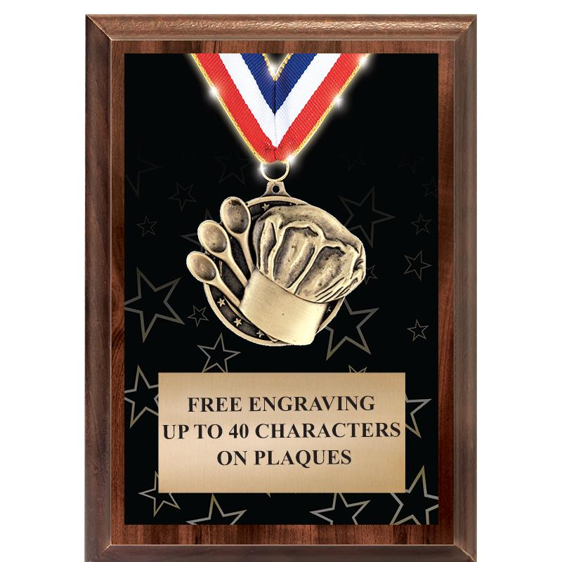 5X7 SHOWSTOPPER MEDAL PLAQUE