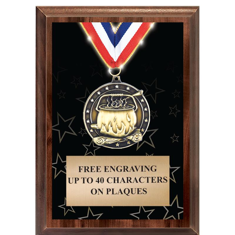 5X7 SHOWSTOPPER MEDAL PLAQUE