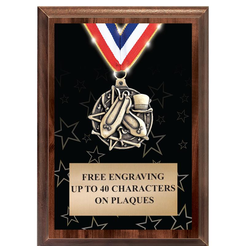 5X7 SHOWSTOPPER MEDAL PLAQUE