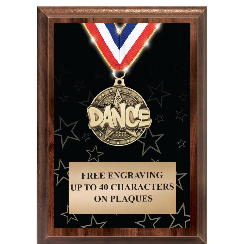 5X7 SHOWSTOPPER MEDAL PLAQUE