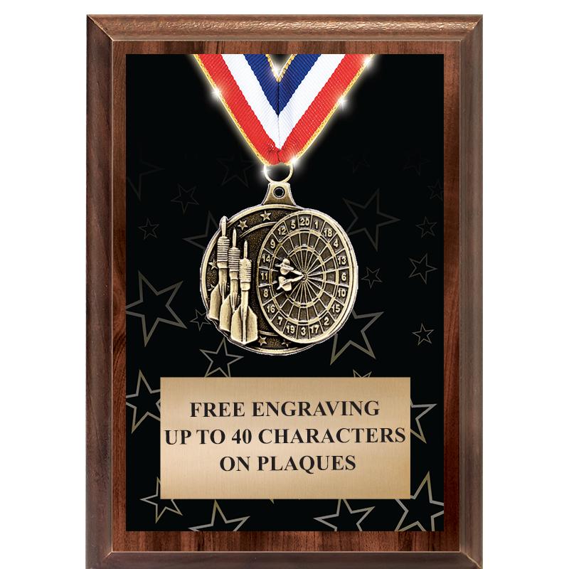 5X7 SHOWSTOPPER MEDAL PLAQUE