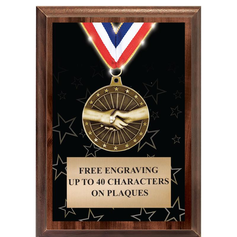 5X7 SHOWSTOPPER MEDAL PLAQUE