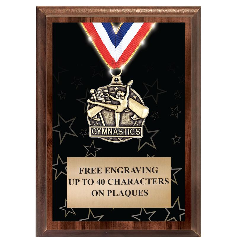 5X7 SHOWSTOPPER MEDAL PLAQUE