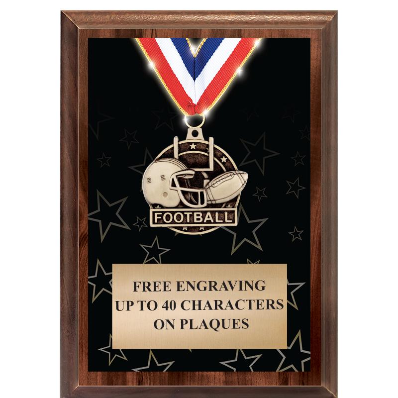 5X7 SHOWSTOPPER MEDAL PLAQUE