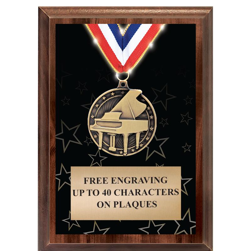 5X7 SHOWSTOPPER MEDAL PLAQUE