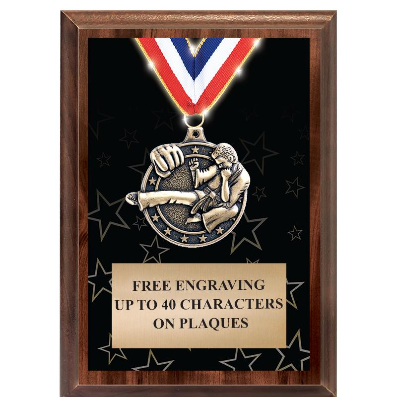5X7 SHOWSTOPPER MEDAL PLAQUE