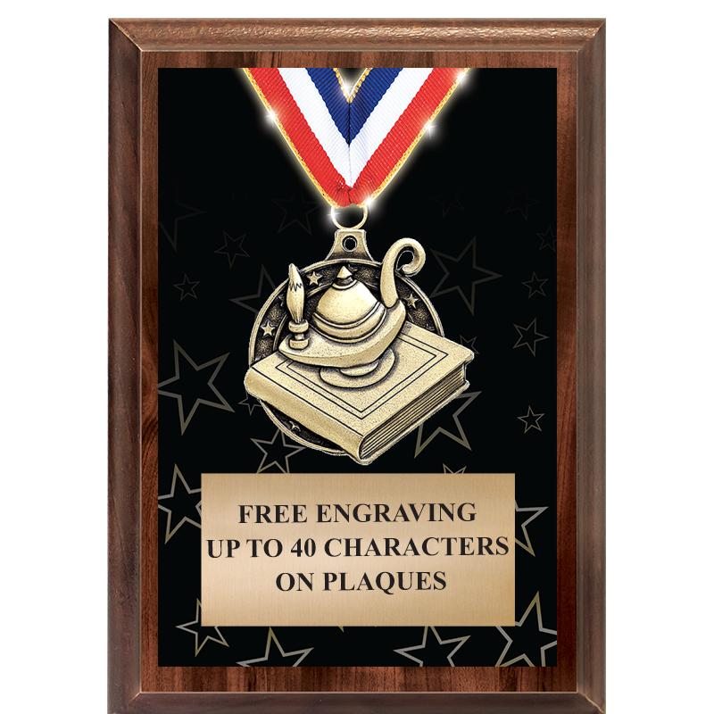 5X7 SHOWSTOPPER MEDAL PLAQUE