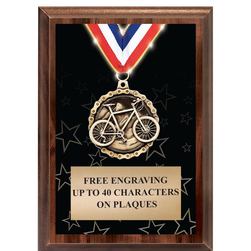 5X7 SHOWSTOPPER MEDAL PLAQUE