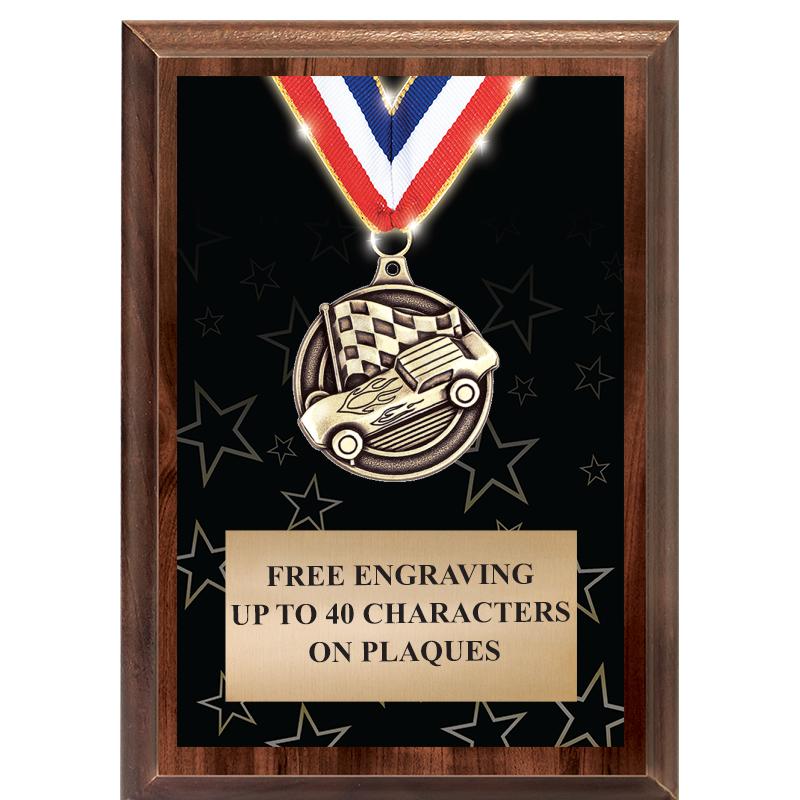 5X7 SHOWSTOPPER MEDAL PLAQUE