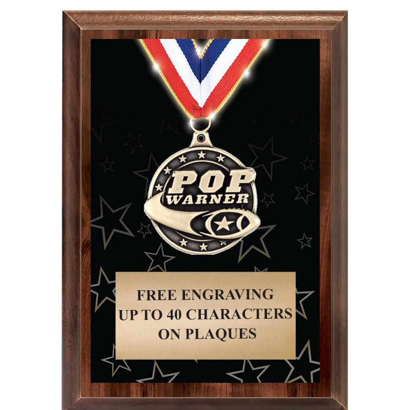 5X7 SHOWSTOPPER MEDAL PLAQUE