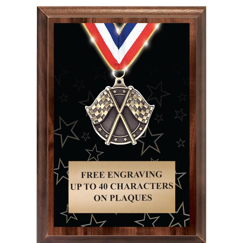 5X7 SHOWSTOPPER MEDAL PLAQUE