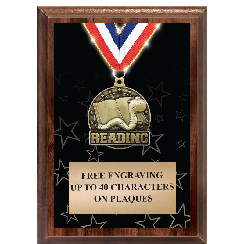 5X7 SHOWSTOPPER MEDAL PLAQUE