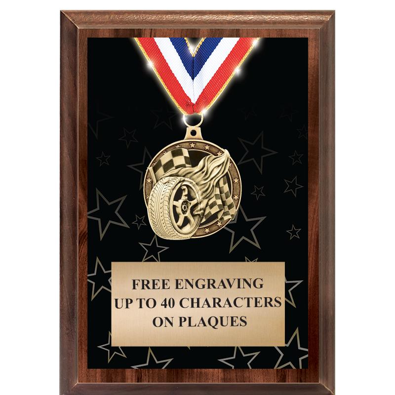 5X7 SHOWSTOPPER MEDAL PLAQUE
