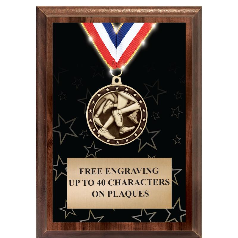 5X7 SHOWSTOPPER MEDAL PLAQUE