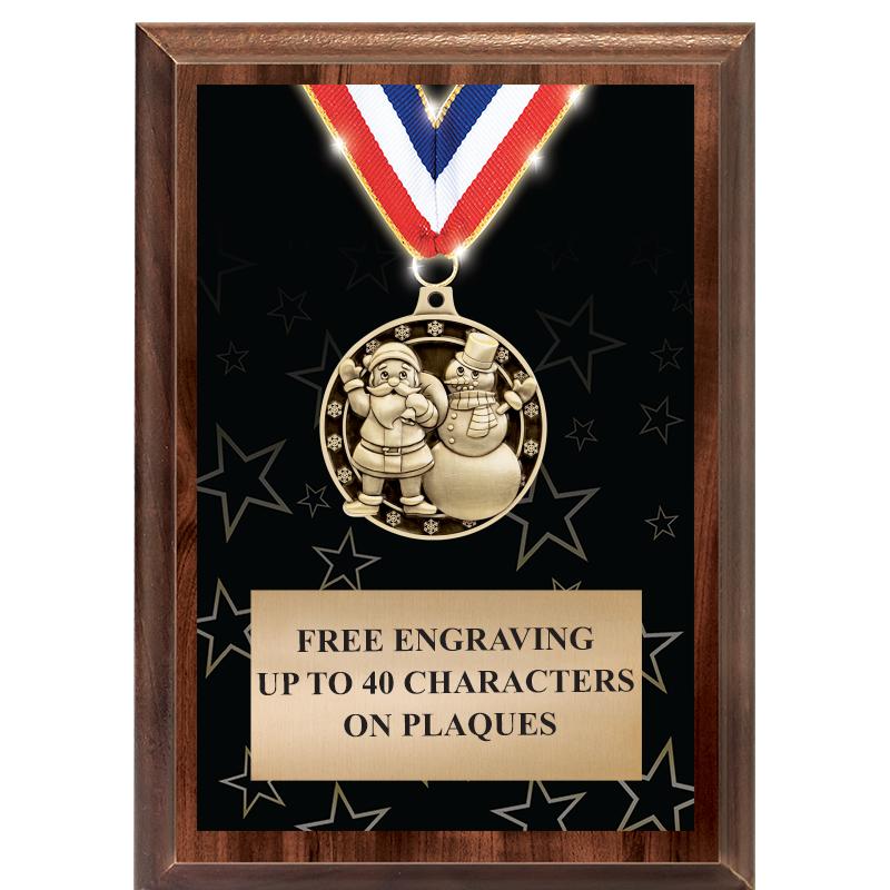 5X7 SHOWSTOPPER MEDAL PLAQUE