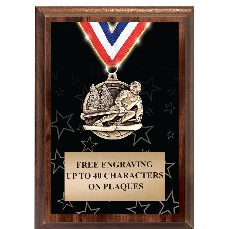 5X7 SHOWSTOPPER MEDAL PLAQUE