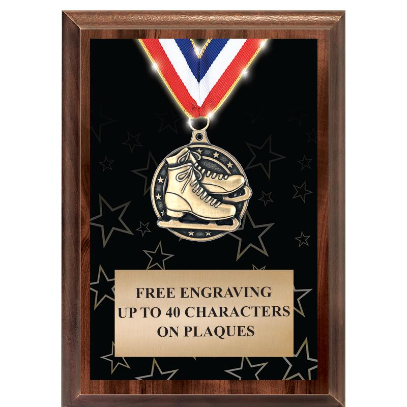 5X7 SHOWSTOPPER MEDAL PLAQUE