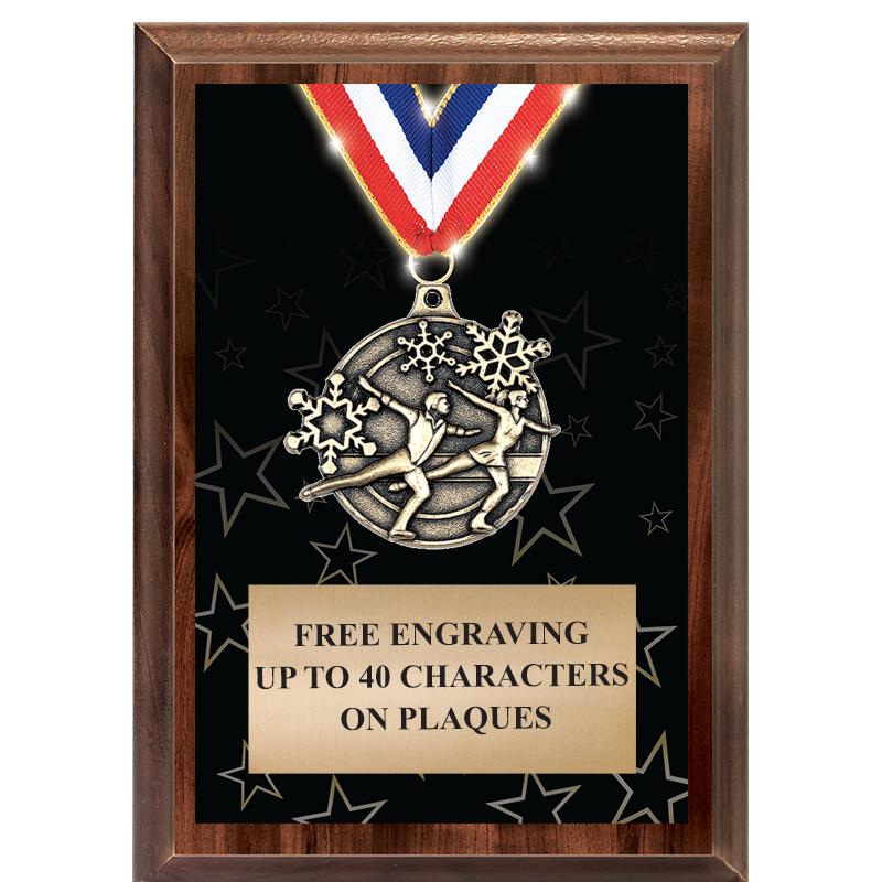 5X7 SHOWSTOPPER MEDAL PLAQUE