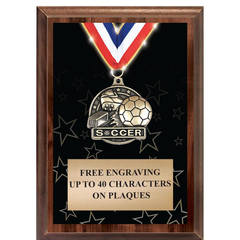 5X7 SHOWSTOPPER MEDAL PLAQUE