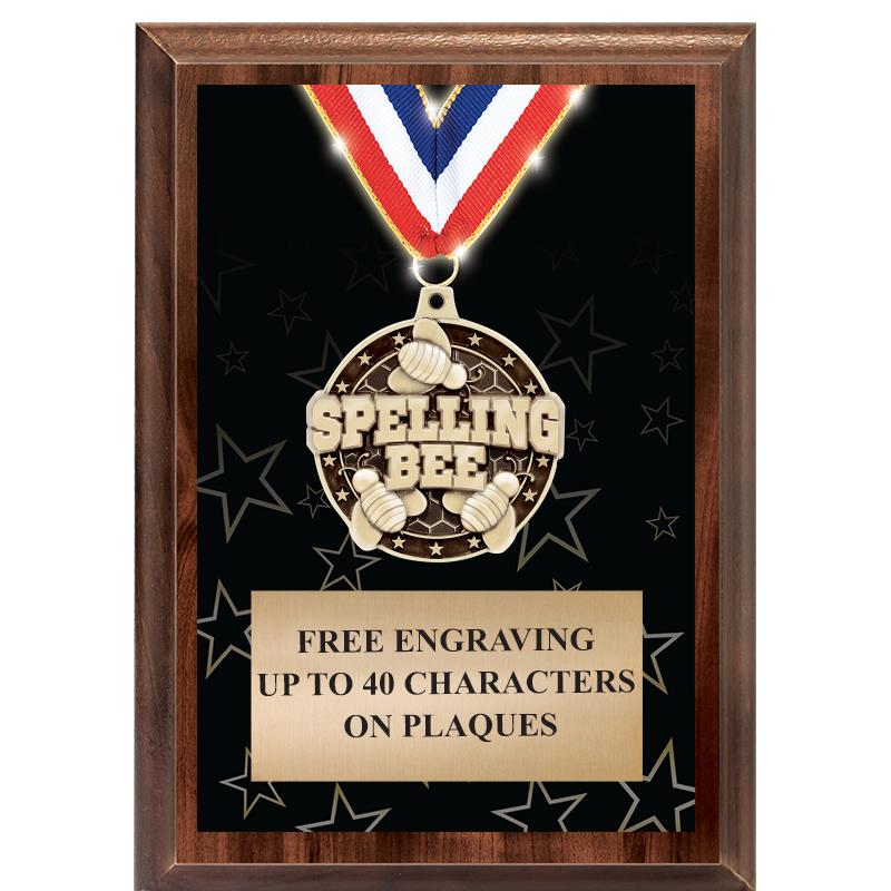 5X7 SHOWSTOPPER MEDAL PLAQUE