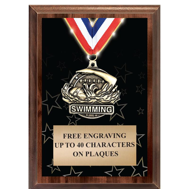 5X7 SHOWSTOPPER MEDAL PLAQUE