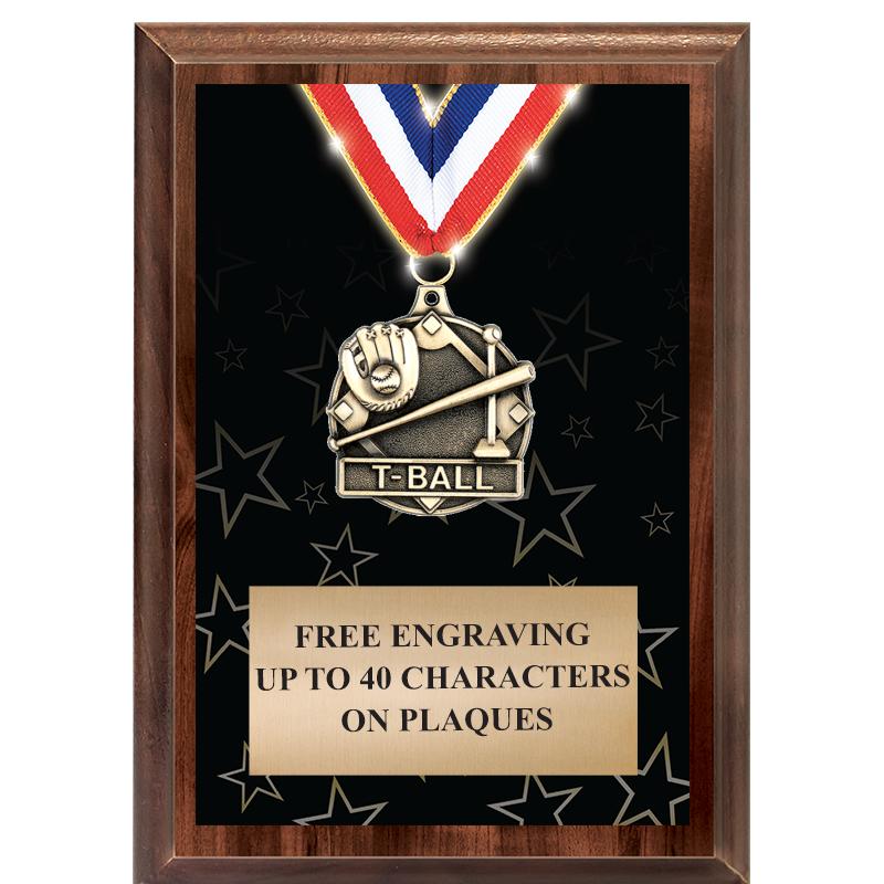 5X7 SHOWSTOPPER MEDAL PLAQUE