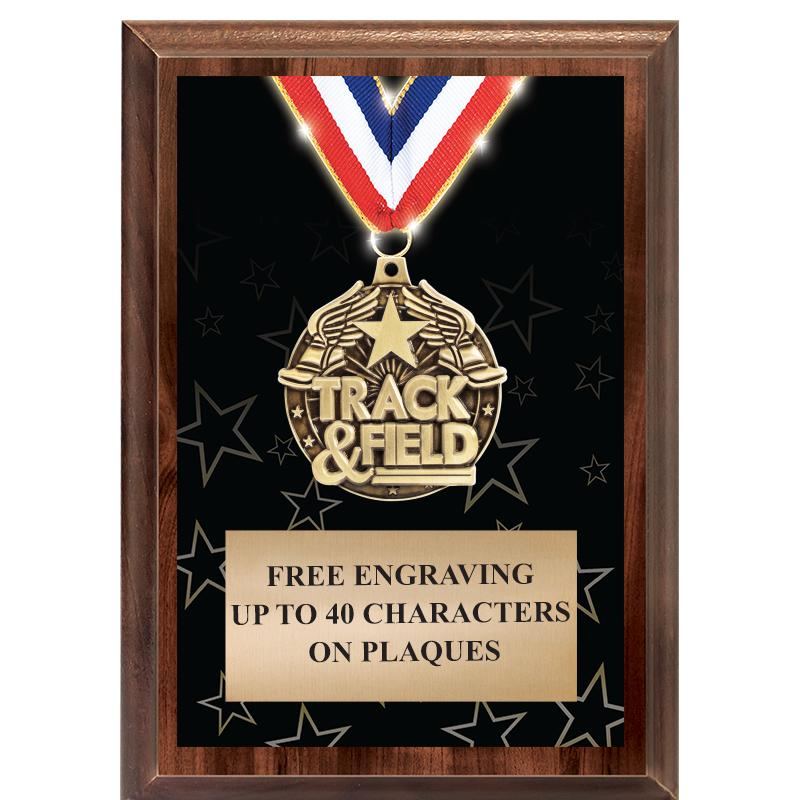 5X7 SHOWSTOPPER MEDAL PLAQUE