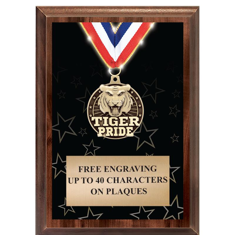 5X7 SHOWSTOPPER MEDAL PLAQUE