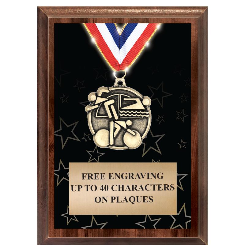 5X7 SHOWSTOPPER MEDAL PLAQUE
