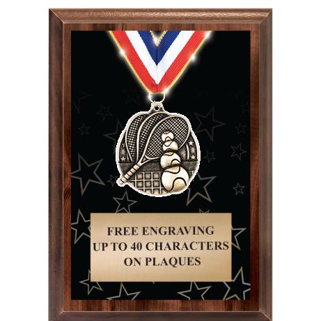5X7 SHOWSTOPPER MEDAL PLAQUE