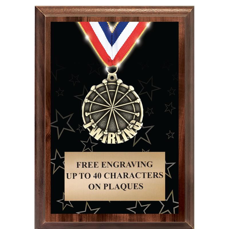 5X7 SHOWSTOPPER MEDAL PLAQUE