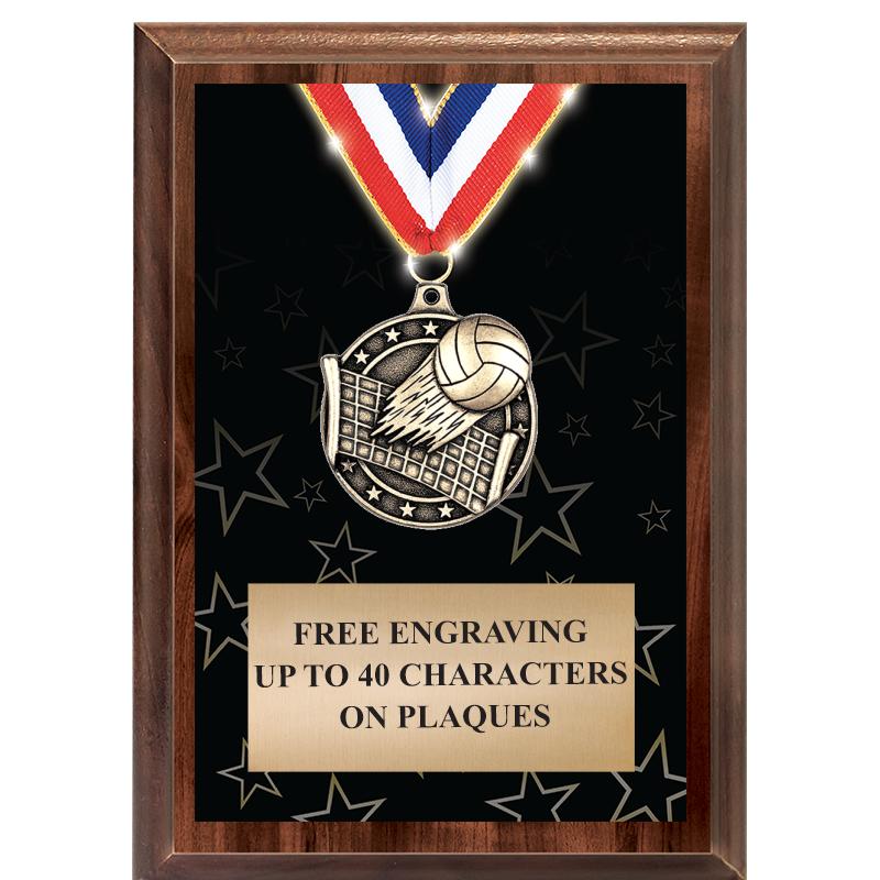 5X7 SHOWSTOPPER MEDAL PLAQUE