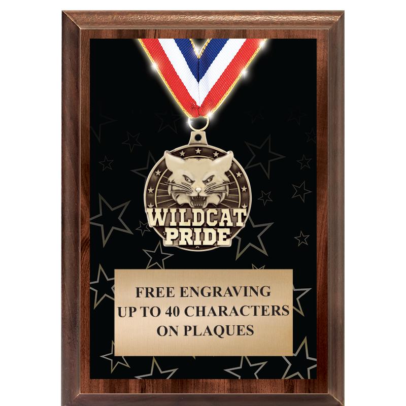 5X7 SHOWSTOPPER MEDAL PLAQUE