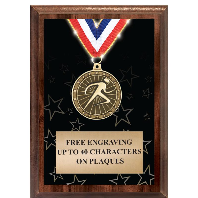 5X7 SHOWSTOPPER MEDAL PLAQUE