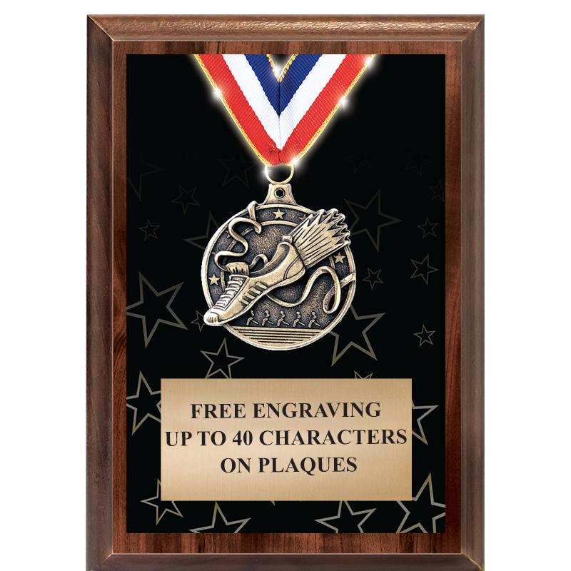 5X7 SHOWSTOPPER MEDAL PLAQUE