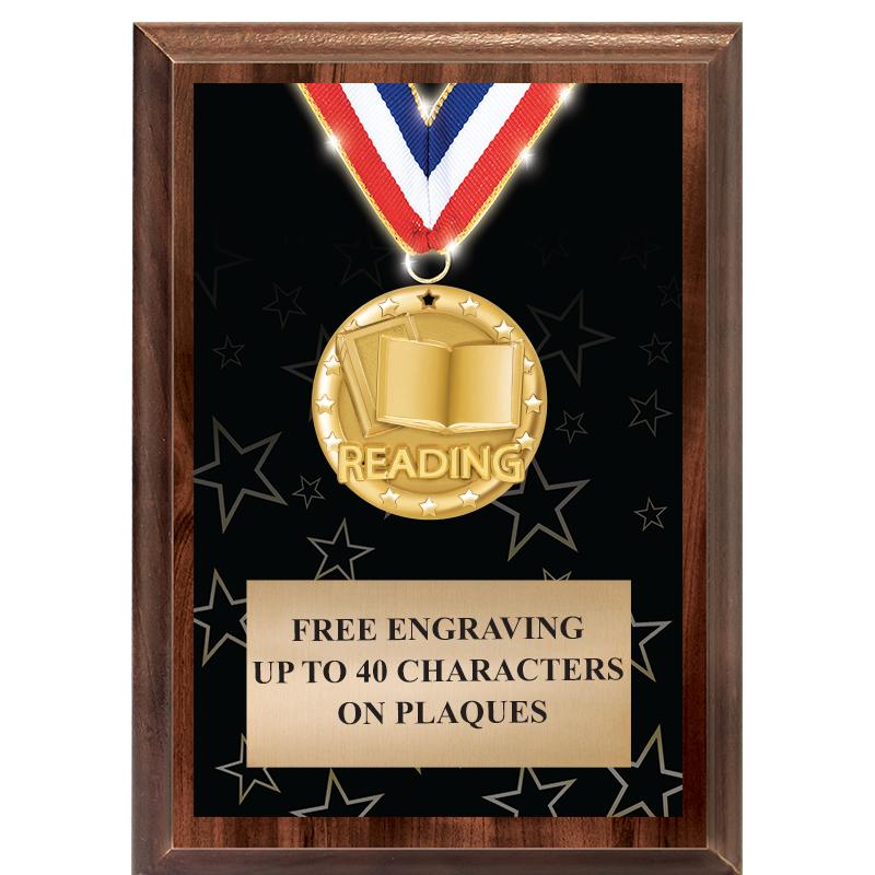 5X7 SHOWSTOPPER MEDAL PLAQUE