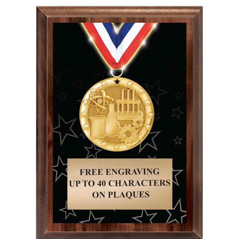 5X7 SHOWSTOPPER MEDAL PLAQUE