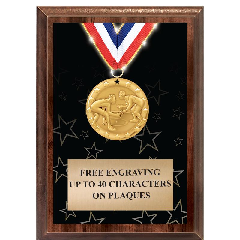 5X7 SHOWSTOPPER MEDAL PLAQUE
