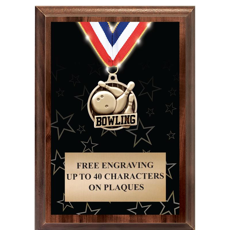 5X7 SHOWSTOPPER MEDAL PLAQUE