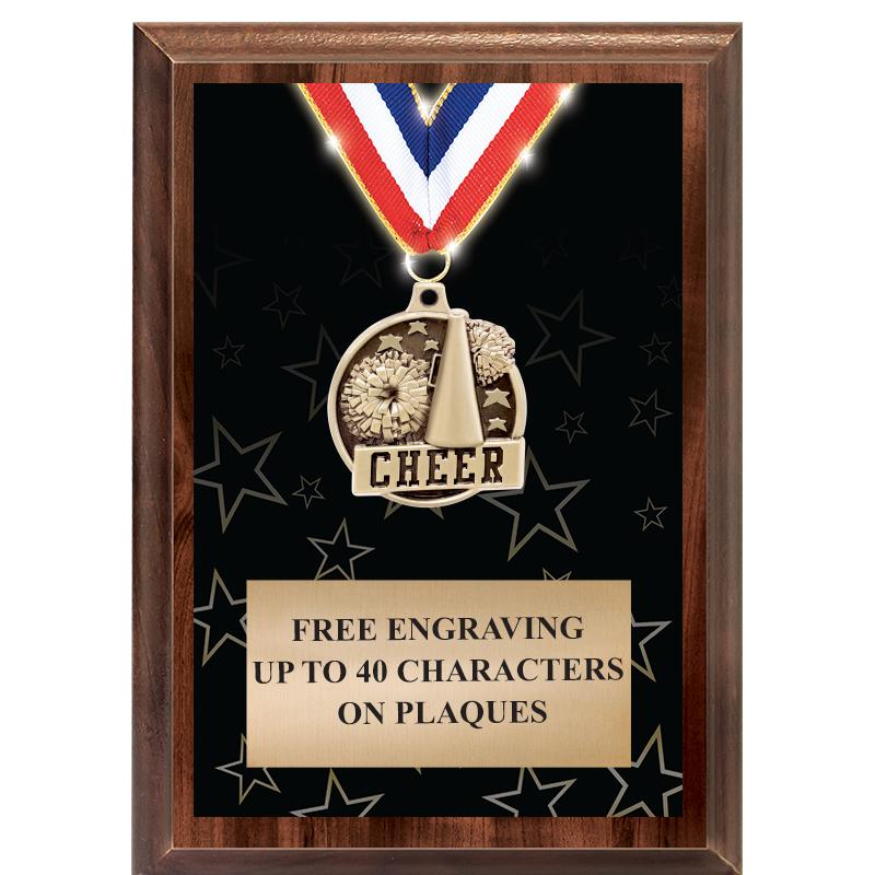 5X7 SHOWSTOPPER MEDAL PLAQUE