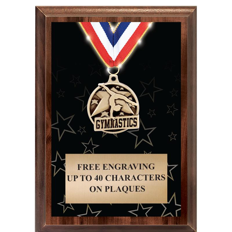 5X7 SHOWSTOPPER MEDAL PLAQUE