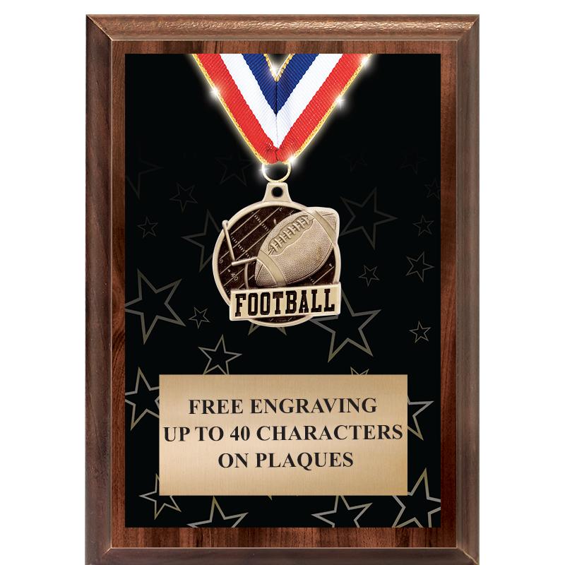 5X7 SHOWSTOPPER MEDAL PLAQUE