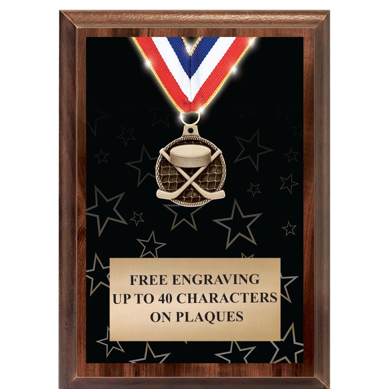5X7 SHOWSTOPPER MEDAL PLAQUE