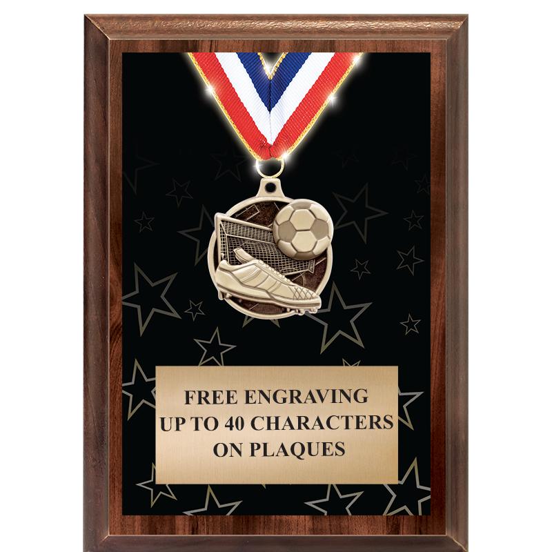 5X7 SHOWSTOPPER MEDAL PLAQUE