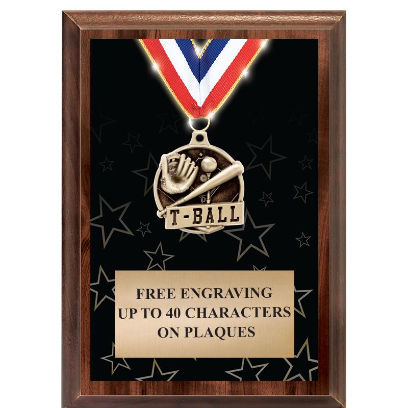 5X7 SHOWSTOPPER MEDAL PLAQUE