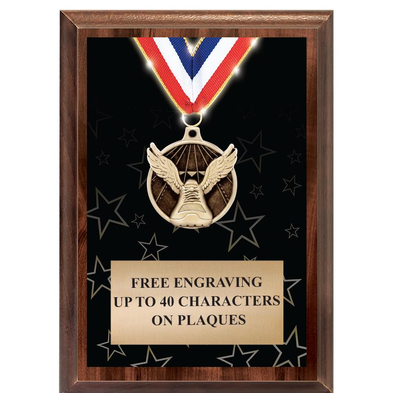 5X7 SHOWSTOPPER MEDAL PLAQUE