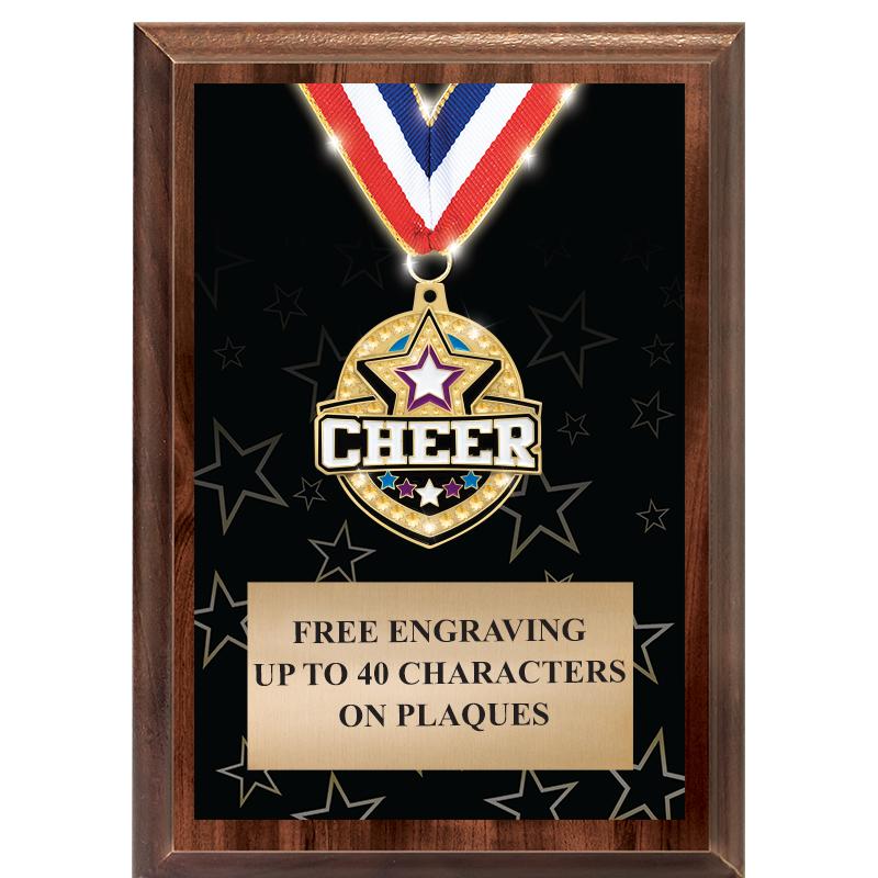 5X7 SHOWSTOPPER MEDAL PLAQUE